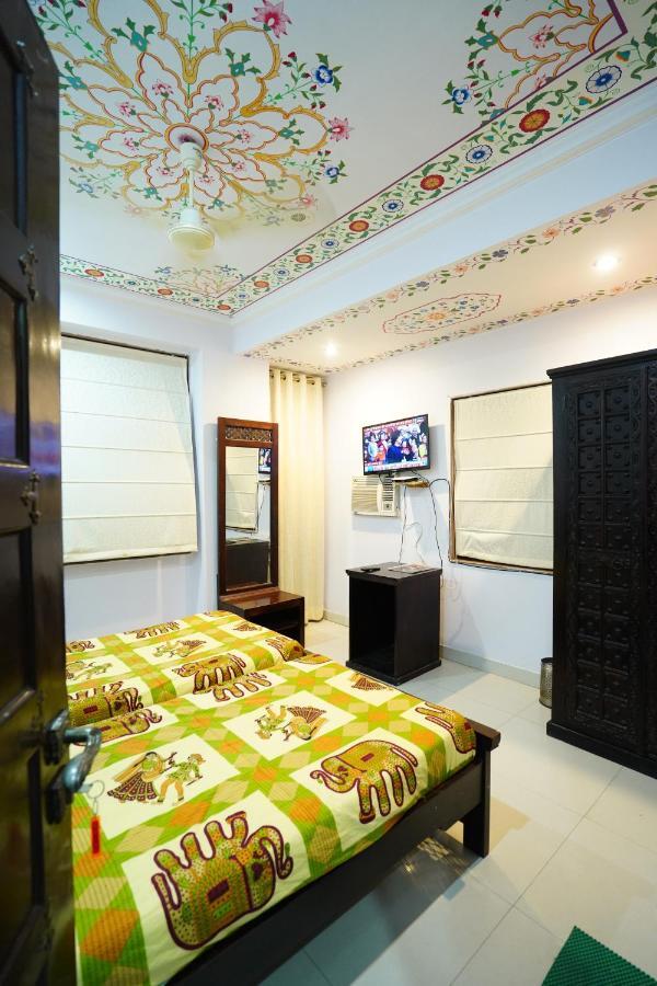 Hotel Jal Mahal Haveli Jaipur Exteriör bild